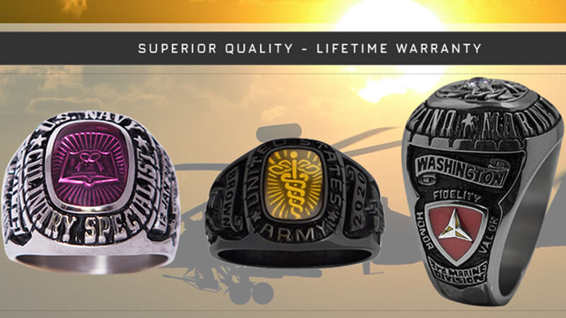 Custom Military Rings – Warrior Rings